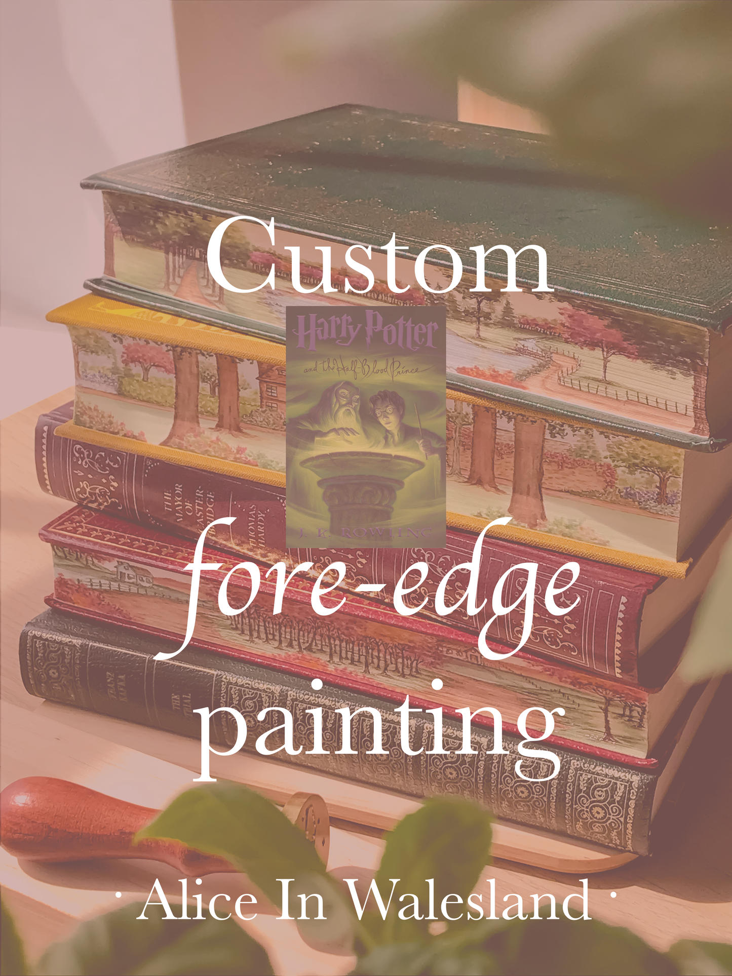 Jesse - Custom "Harry Potter and the Half-Blood Prince" Fore-edge Painting 2/2