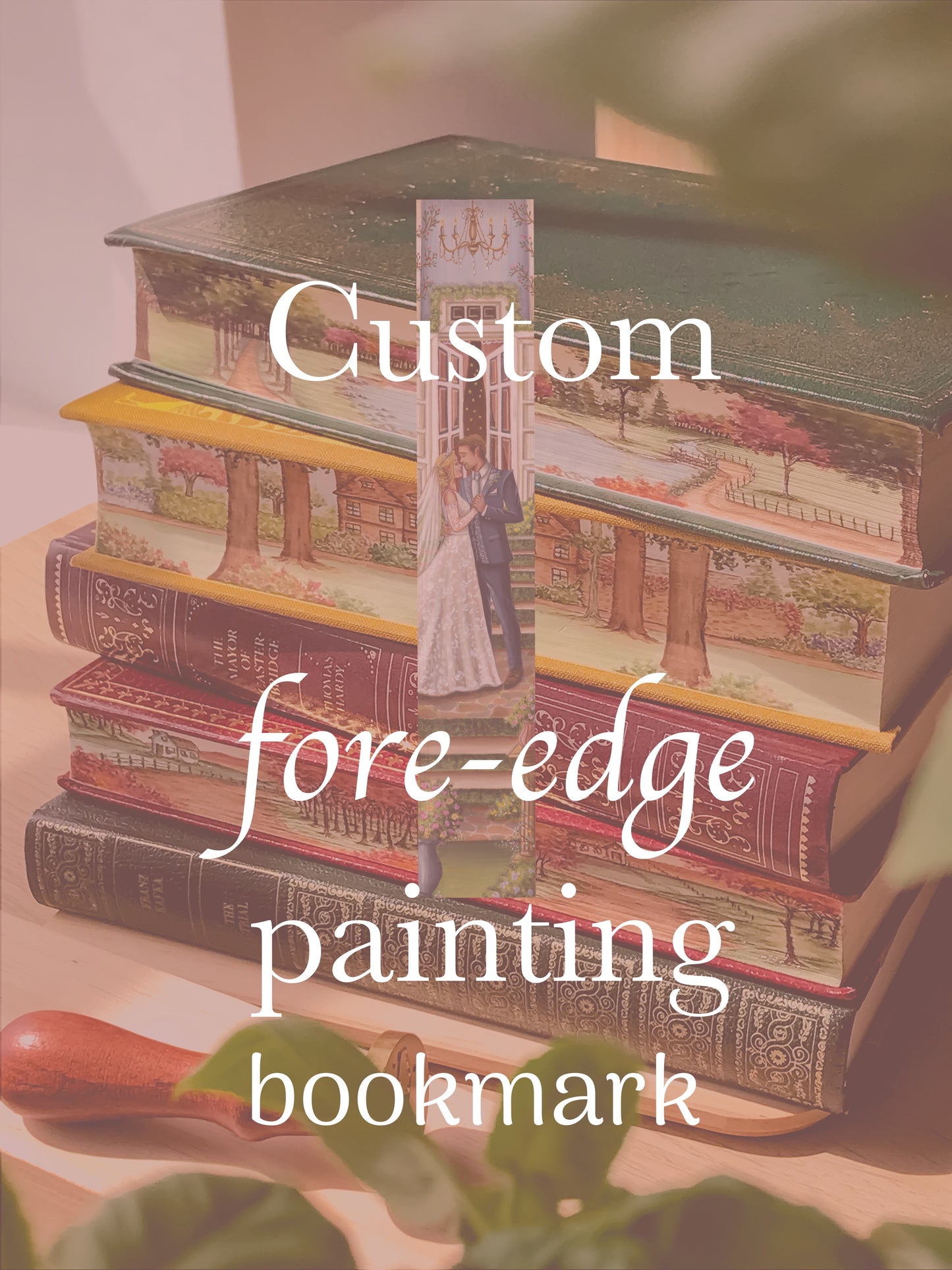 Carrie - Custom "ACOTAR" Fore-edge Painting bookmarks - 2pcs