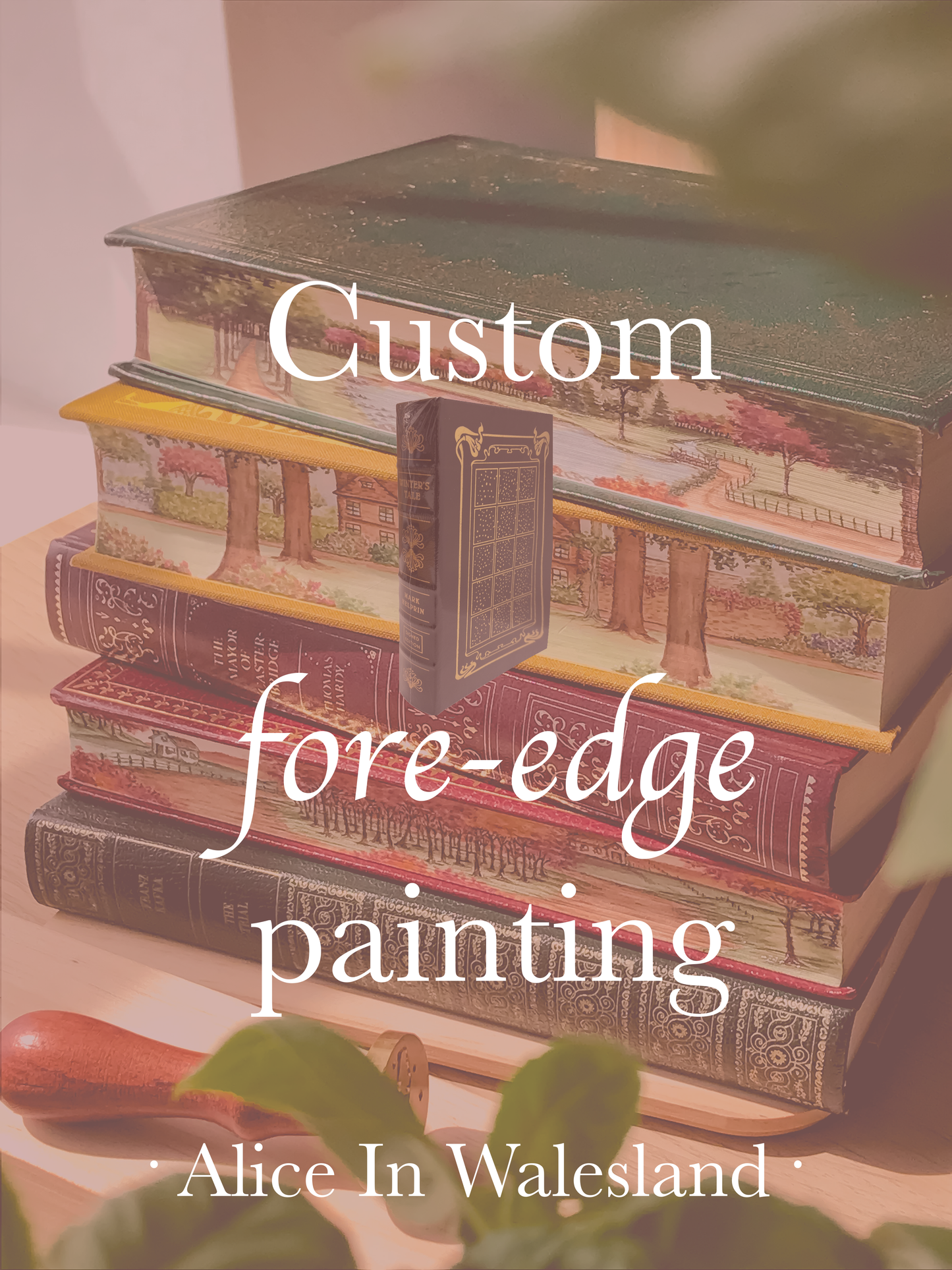 Kathryn - Custom "Winter's Tale" Fore-edge Painting