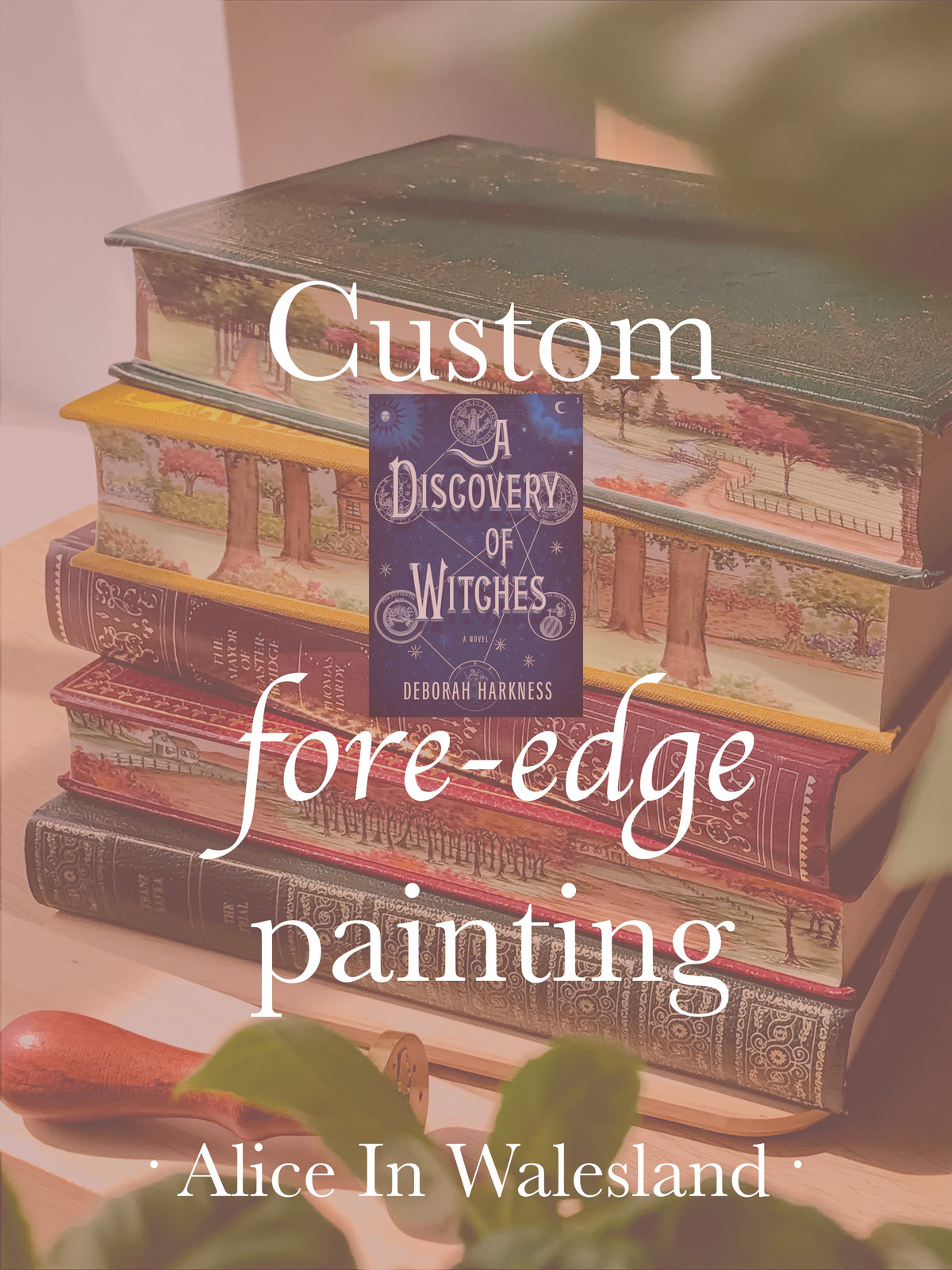 Stephen - Custom "A Discovery of Witches" Fore-edge Painting