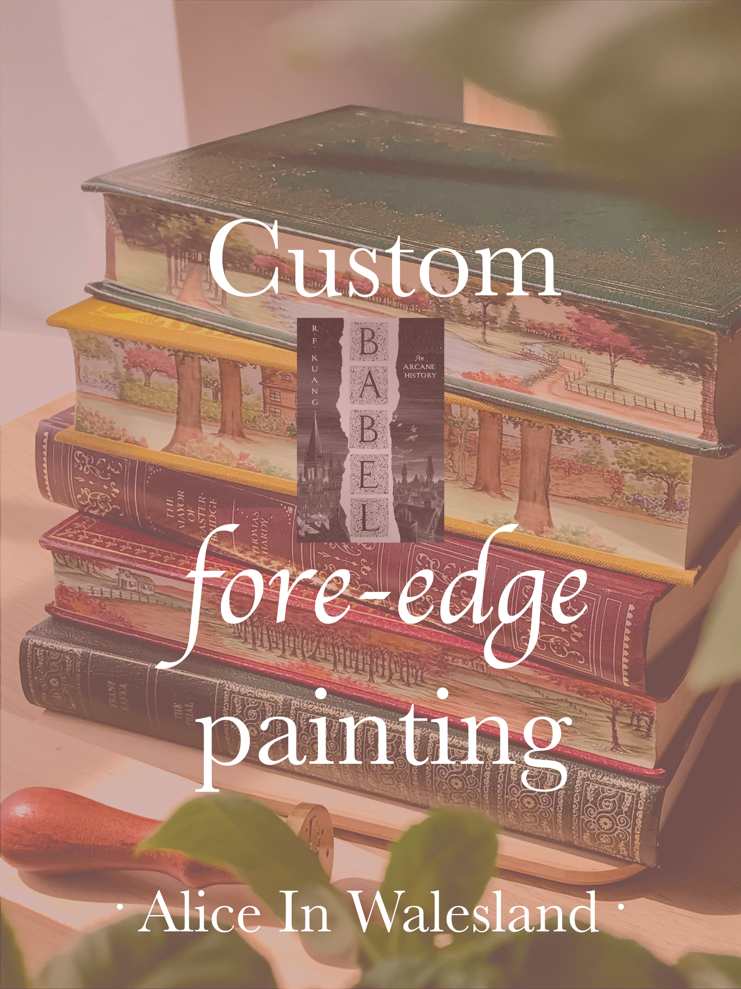 Carrie - Custom "Babel" Fore-edge Painting 1/3