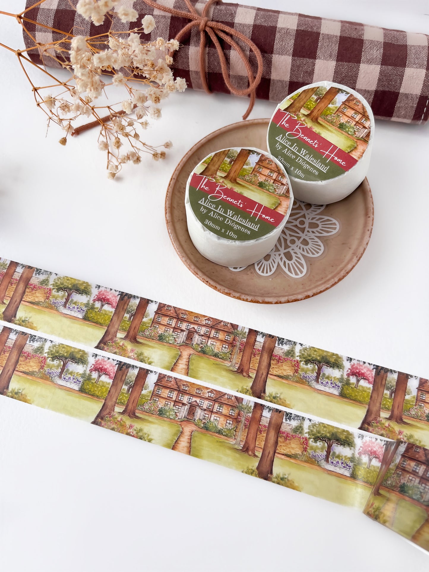 The Bennets' House - Pride and Prejudice Washi Tape (30mm x 10m)