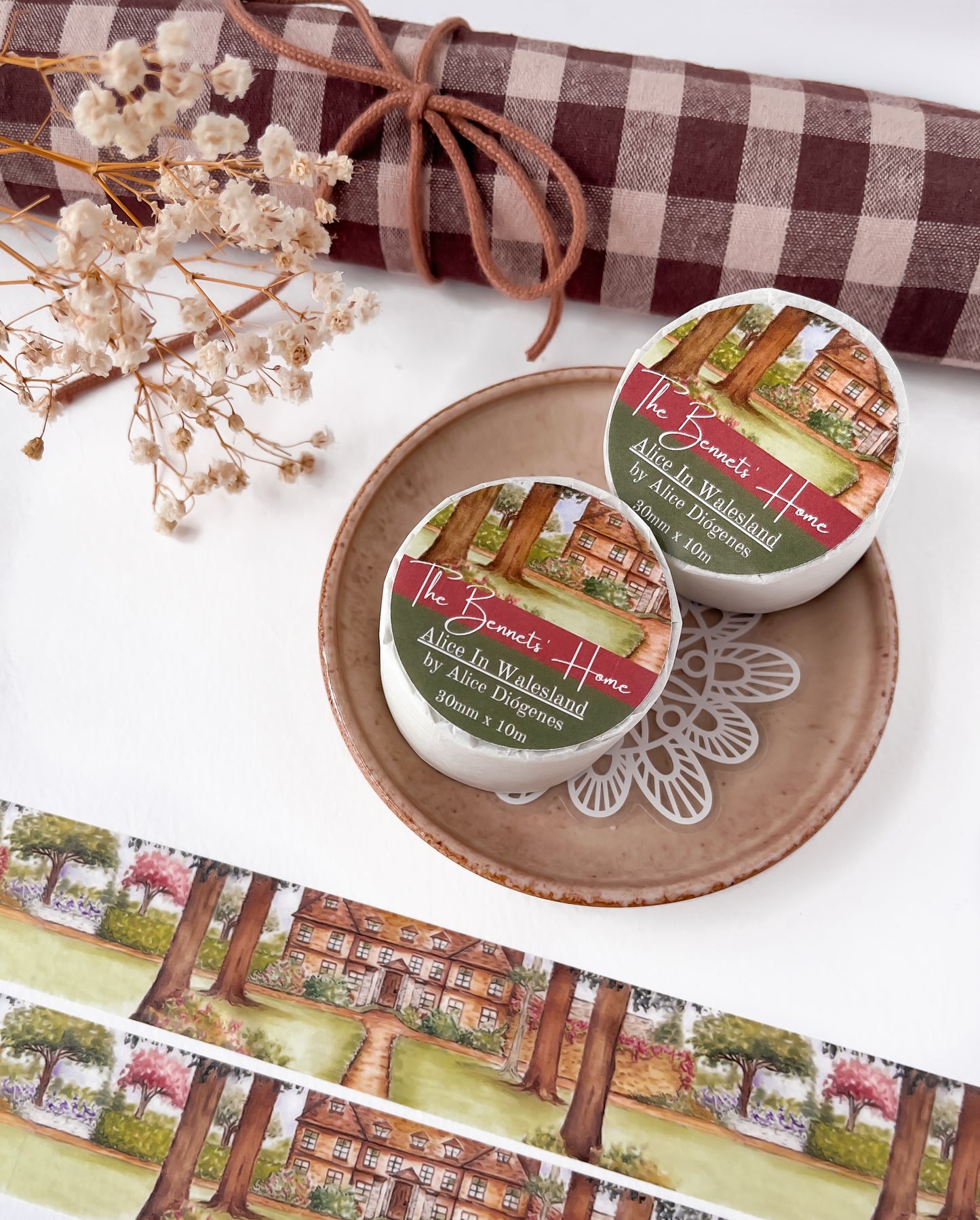 The Bennets' House - Pride and Prejudice Washi Tape (30mm x 10m)