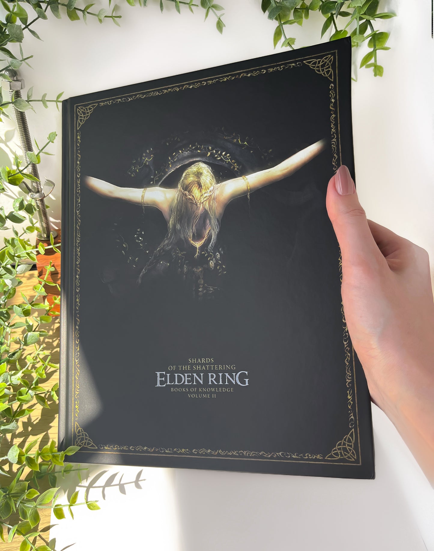 Elden Ring Official Strategy Guide fore-edge painting, Vol. 2 | Painted Elden Ring: Shadow of the Eritrea book - Collector's Item *ONLY COPY