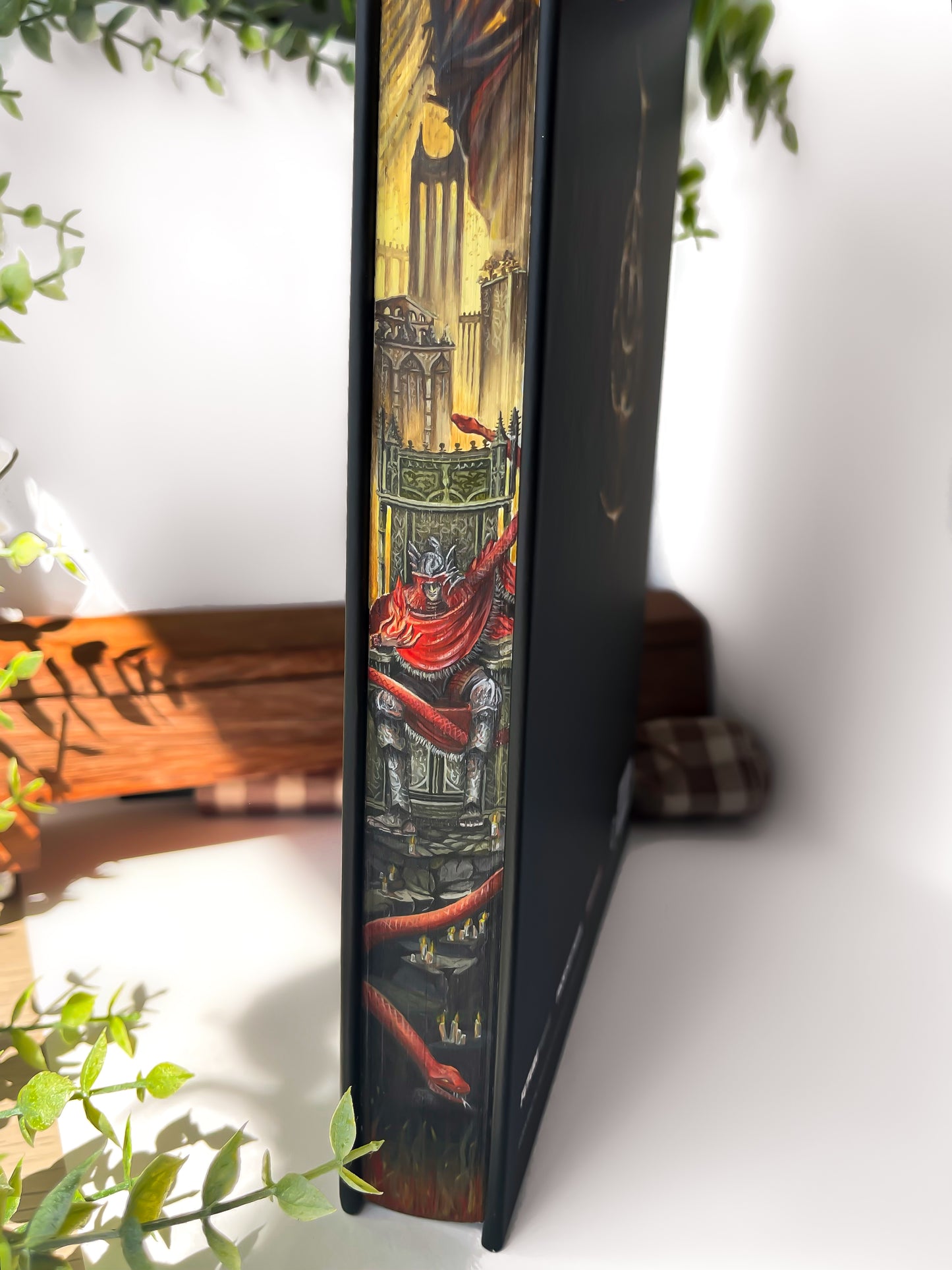 Elden Ring Official Strategy Guide fore-edge painting, Vol. 2 | Painted Elden Ring: Shadow of the Eritrea book - Collector's Item *ONLY COPY