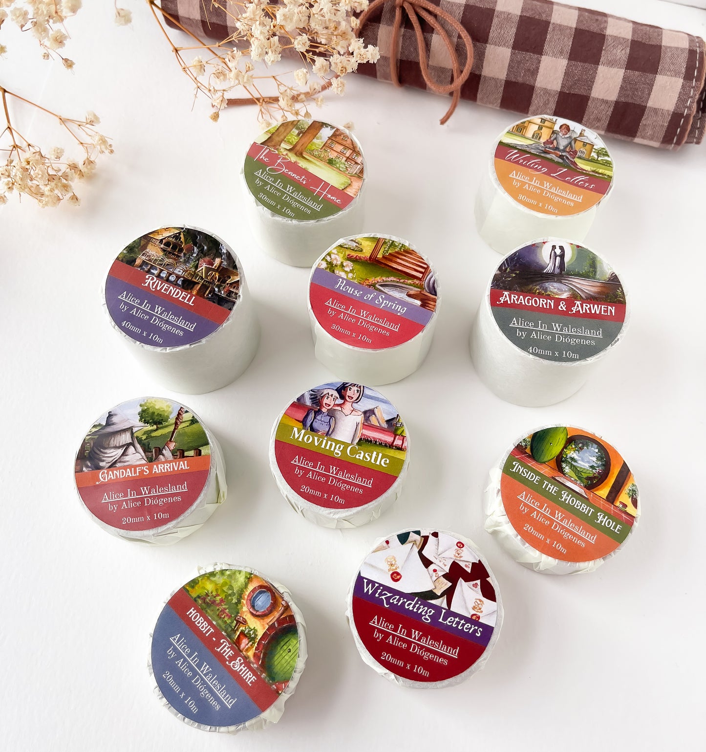 The Bennets' House - Pride and Prejudice Washi Tape (30mm x 10m)