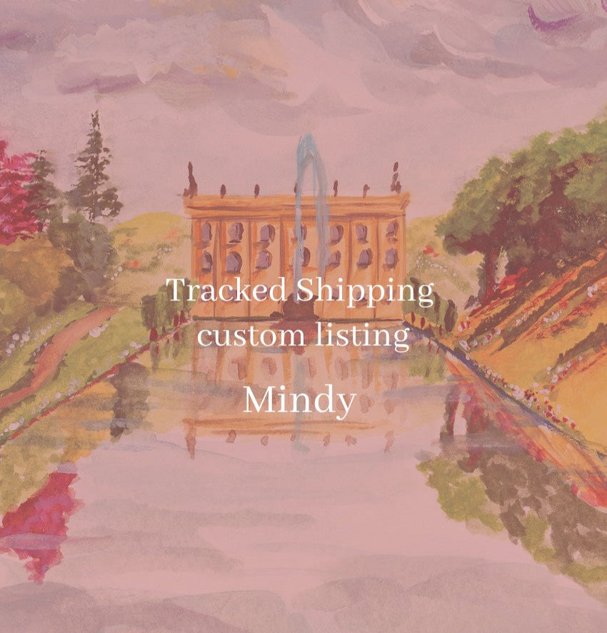 Custom Tracked Shipping listing - Mindy