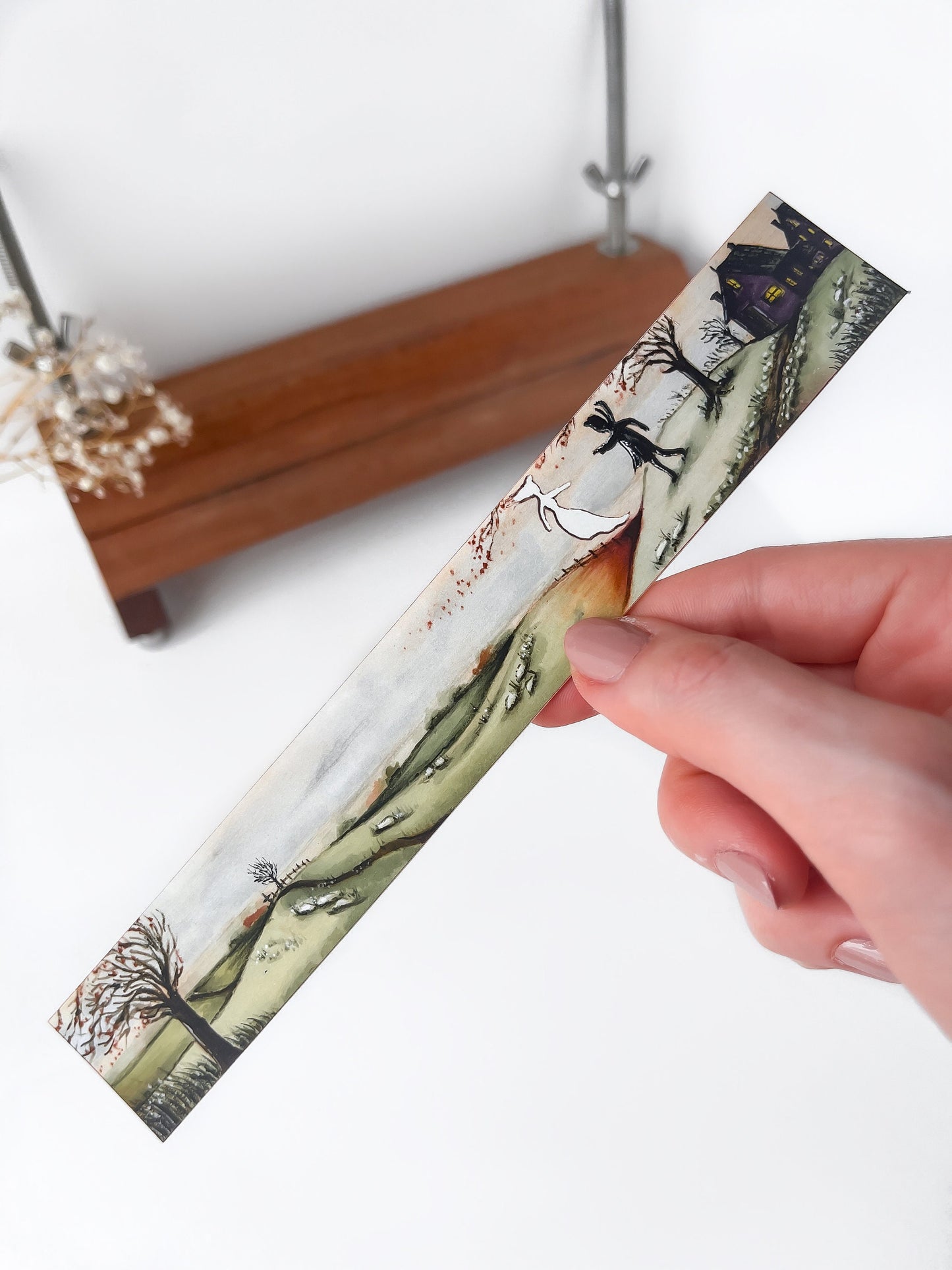 Wuthering Heights Bookmark - Made from original fore-edge painting