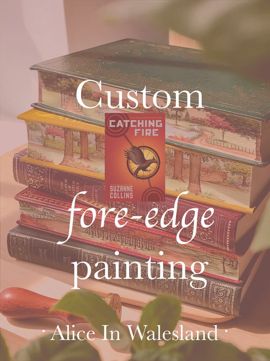 Custom "The Hunger Games: Catching Fire" Fore-edge Painting - Maria