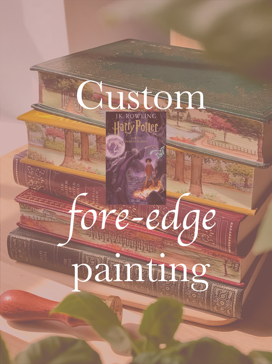 Carrie - Custom "Harry Potter and the Deathly Hallows" Fore-edge Painting 2/3