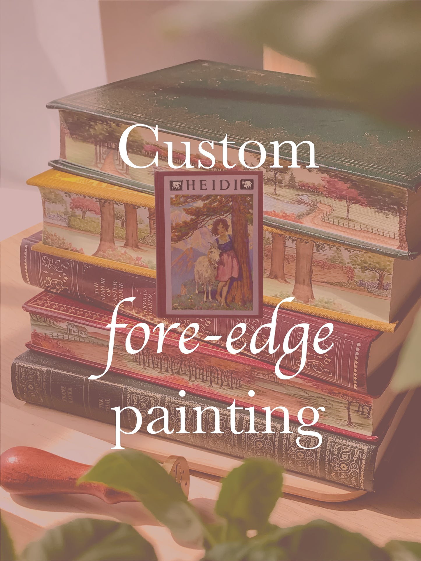 Carrie - Custom "Heidi" Fore-edge Painting 2/4
