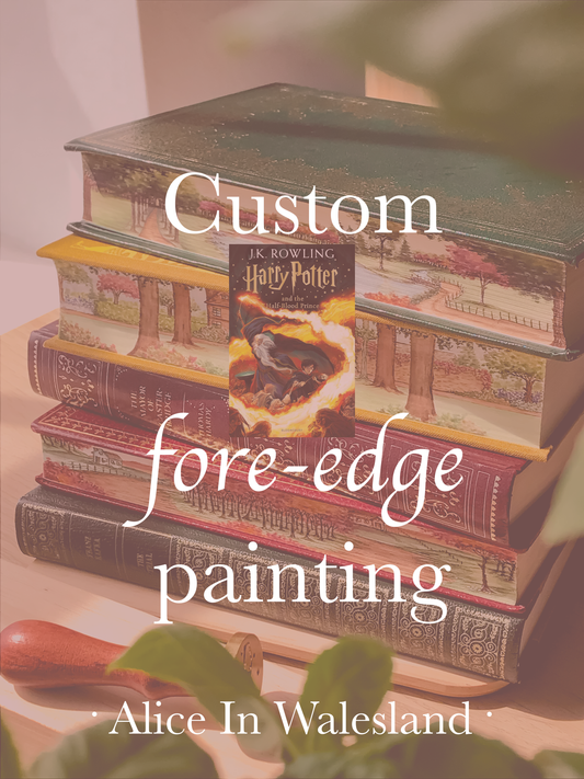 Carrie - Custom "Harry Potter and the Half-Blood Prince" Fore-edge Painting 2-3-4/4