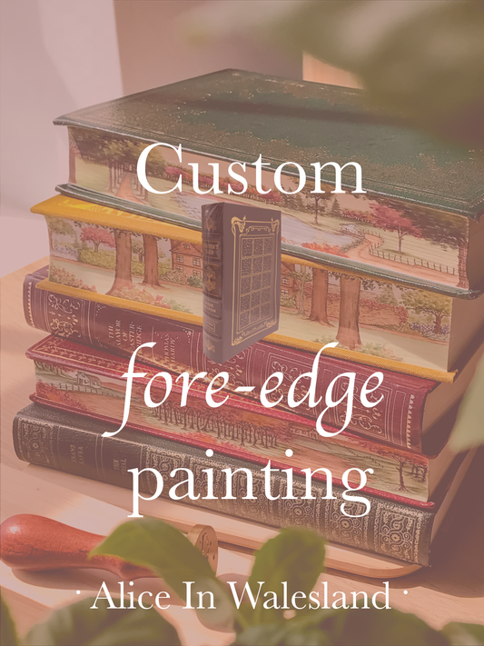 Kathryn - Custom "Winter's Tale" Fore-edge Painting