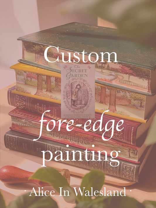 Julie - Custom "The Secret Garden" Fore-edge Painting