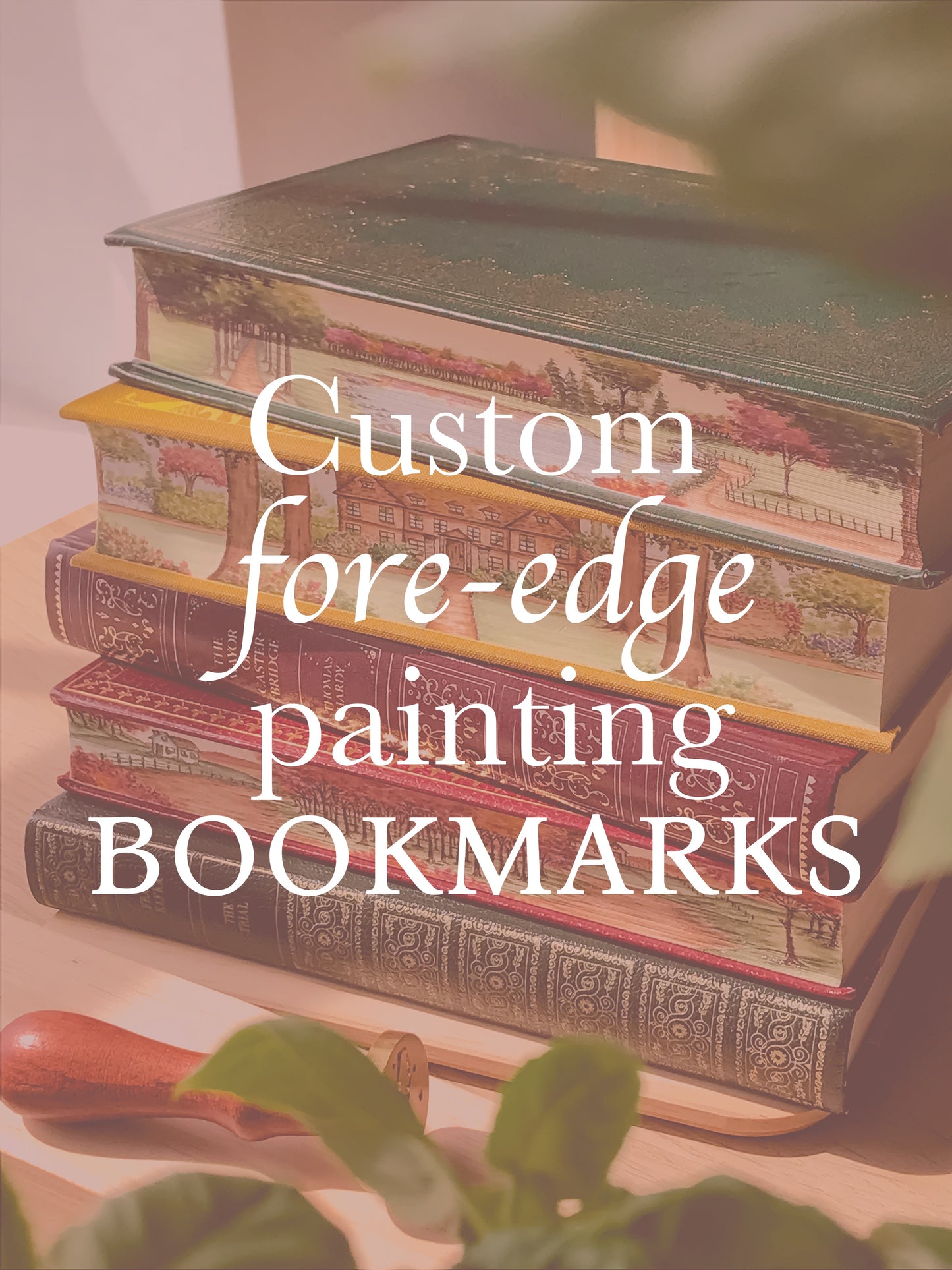 Carrie - Fore-edge paintings Bookmarks - 18pcs