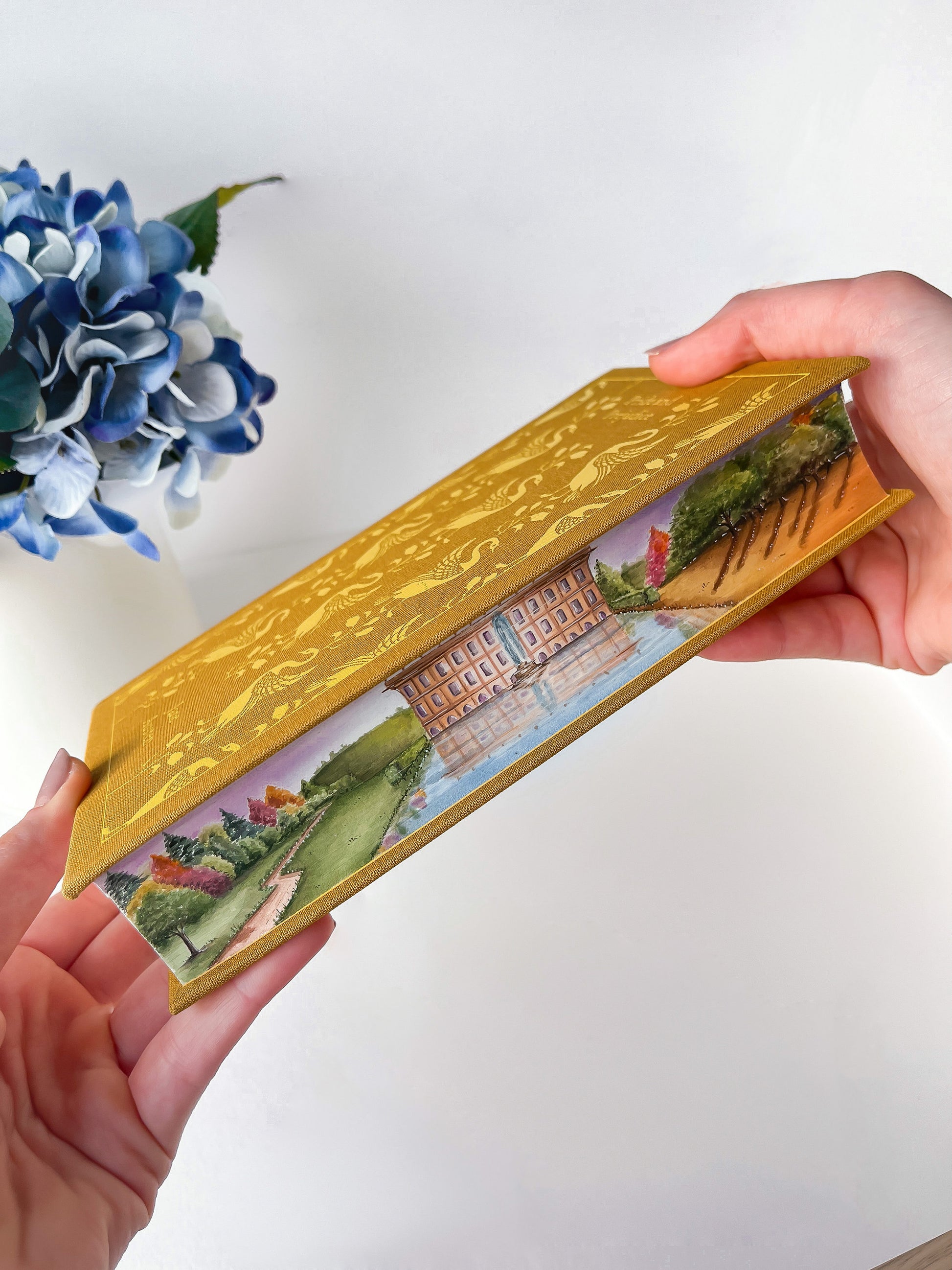 Pride and Prejudice Fore-Edge Painting Zoom Out