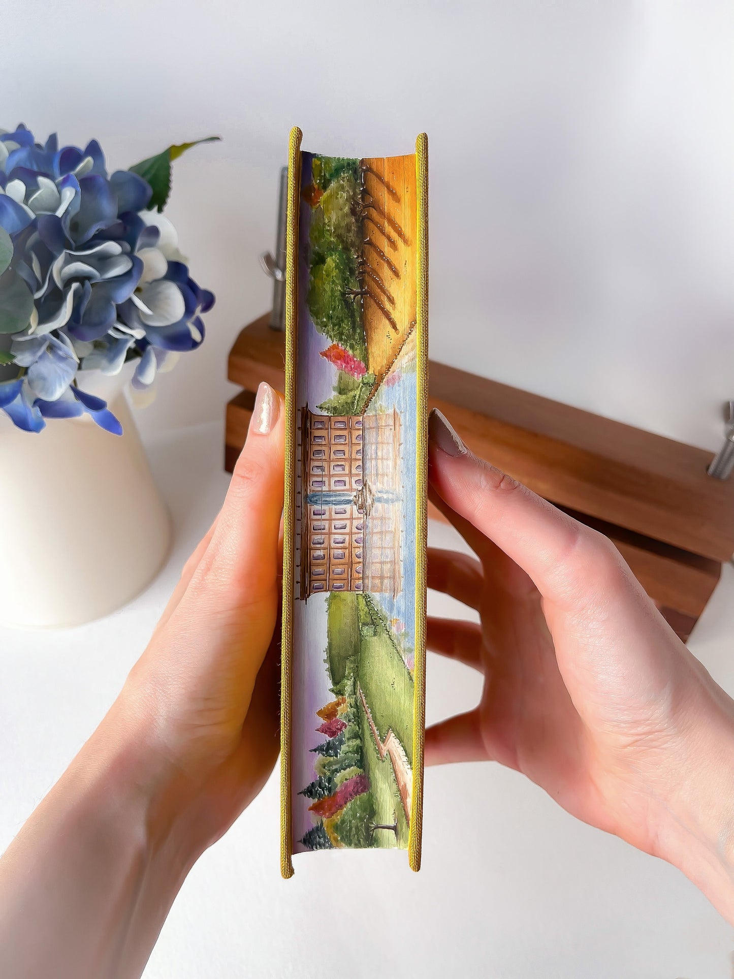 Pride and Prejudice Fore-Edge Painting Vertical