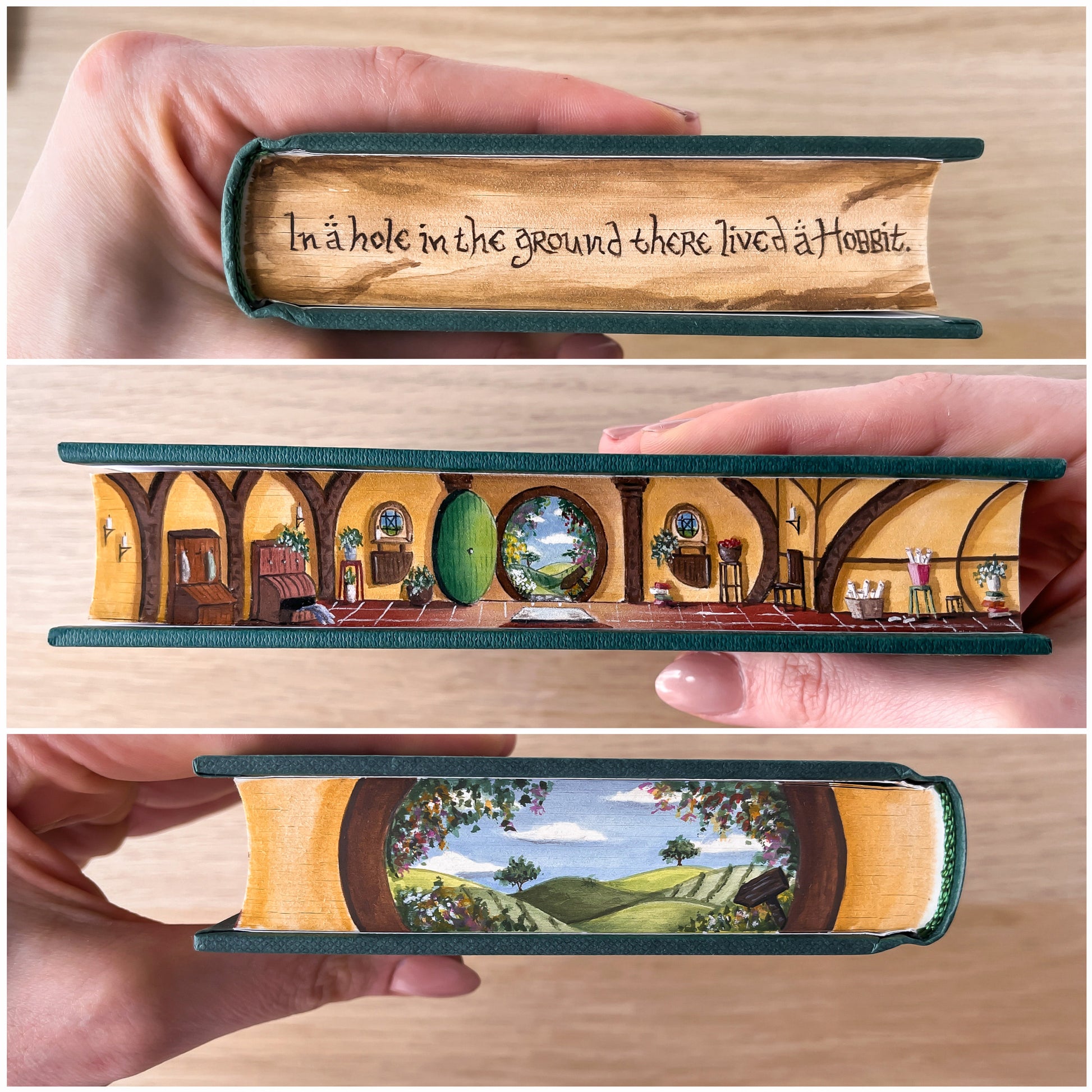 Hobbit Hole Bookmark - Lord of The Rings bookmark| Made from the origi ...